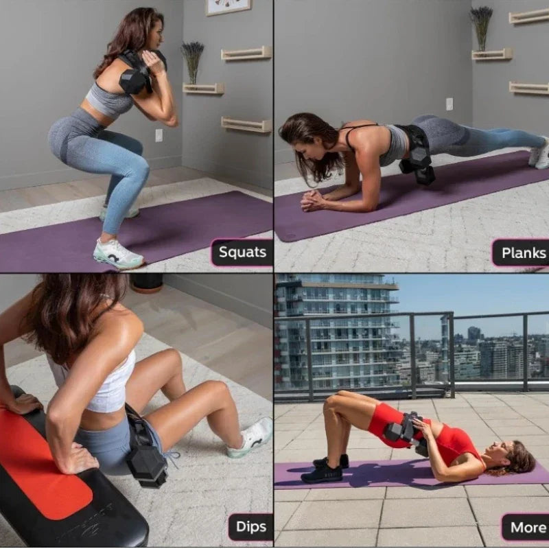Yoga Exercise Dumbbells Waist Weight Belt