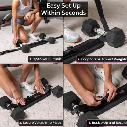 Yoga Exercise Dumbbells Waist Weight Belt